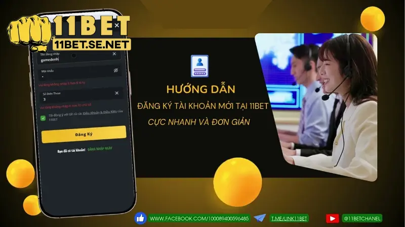Đăng Ký 11BET Nhanh Gọn Với Vài Thao Tác 3 Ưu điểm khi sở hữu tài khoản nhà cái 11BET